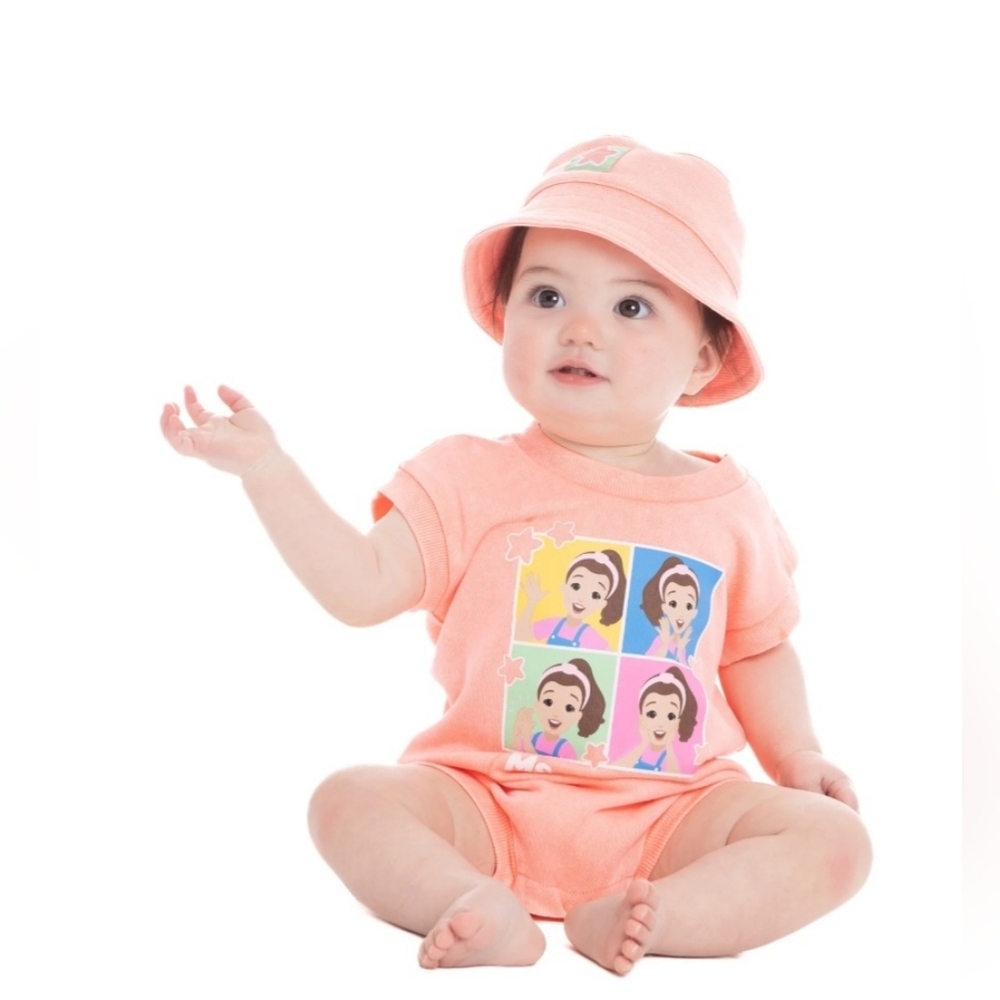Ms. Rachel Romper And Bucket Hat Set